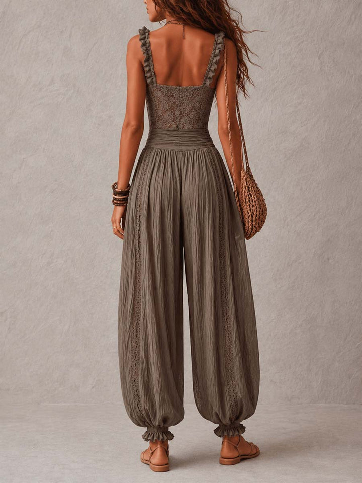 Sienna Boho Lace Jumpsuit