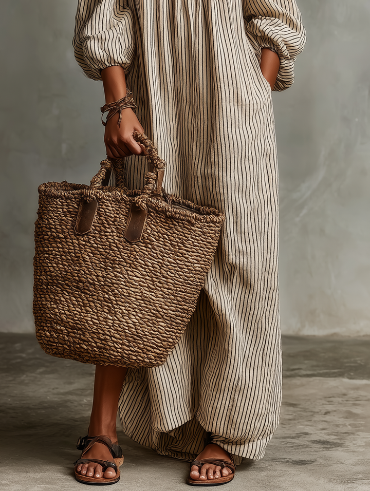 Carmen l Off-shoulder Long-sleeved Maxi Dress
