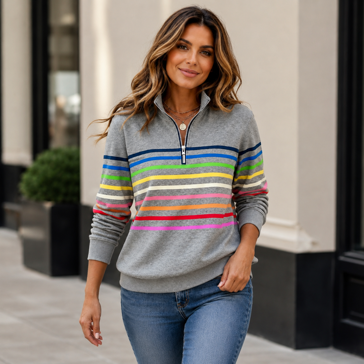 Wren | Classic Zip Sweatshirt for Everyday Comfort