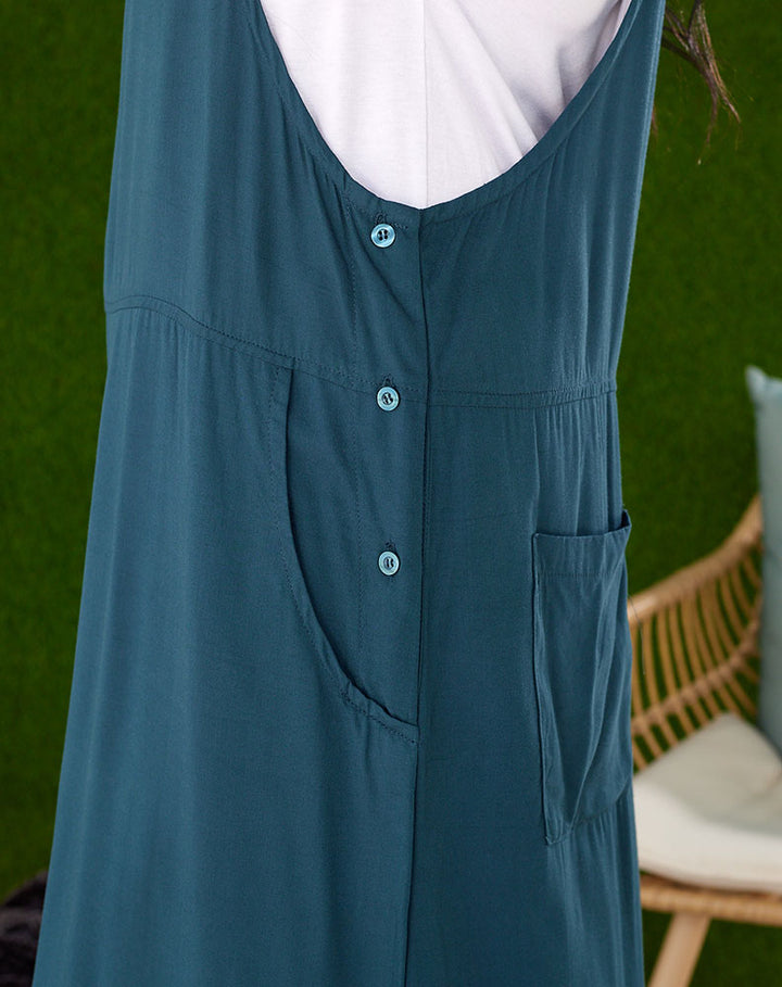 Apron Dress -Teal