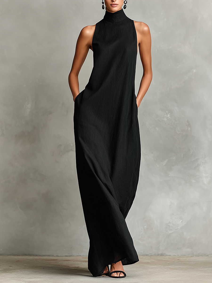 Celeste | High Neck Maxi Dress