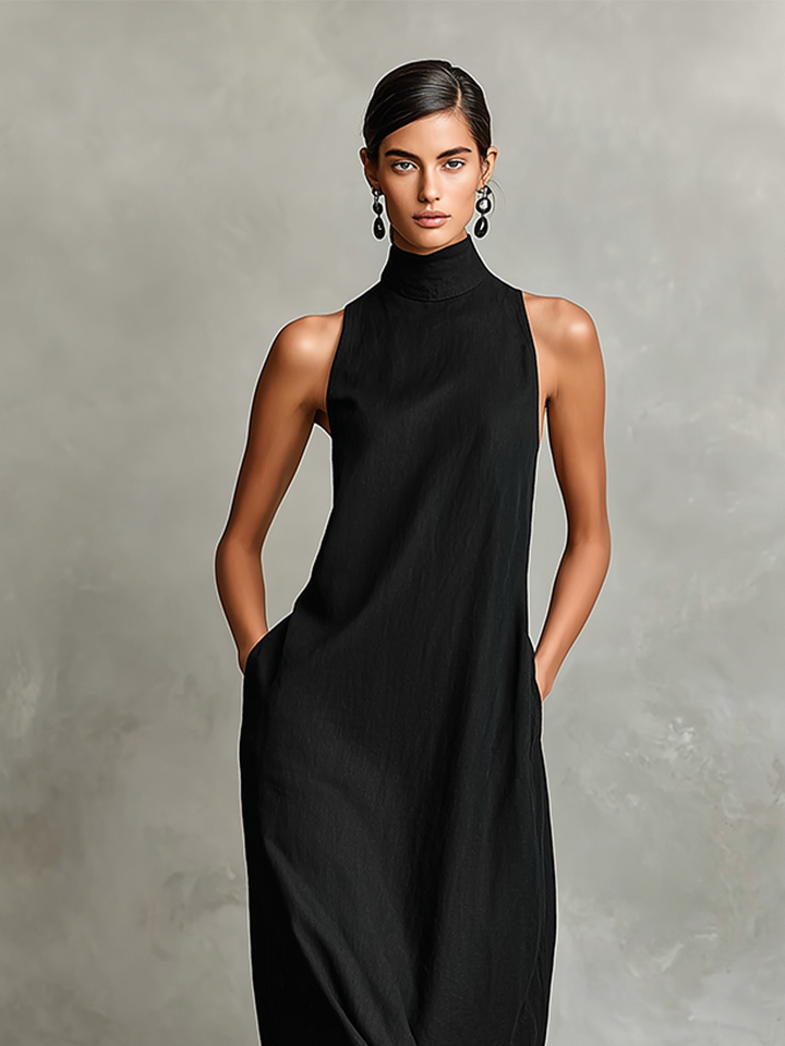 Celeste | High Neck Maxi Dress