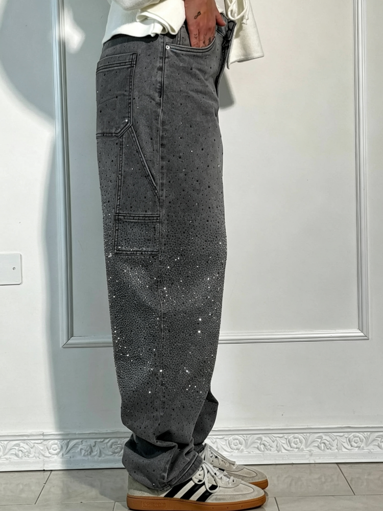 Balloon Carpenter Shine Denim Jeans