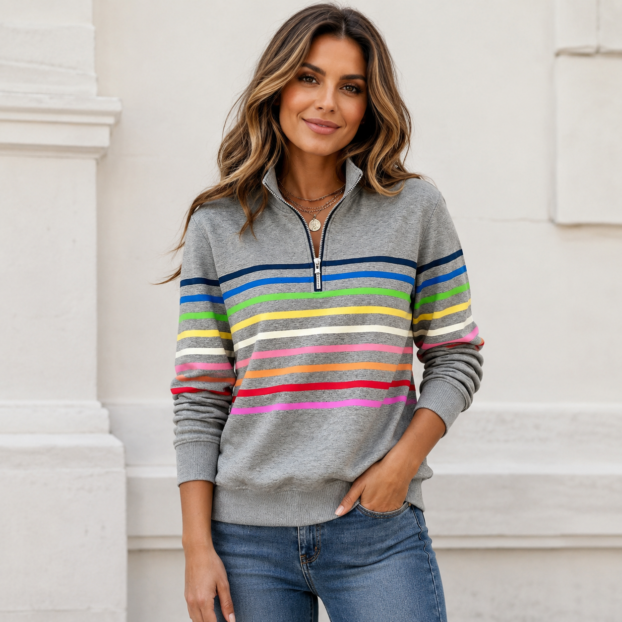 Wren | Classic Zip Sweatshirt for Everyday Comfort