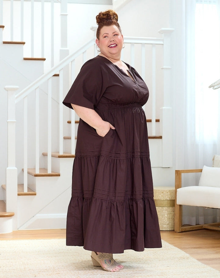 Teddie Maxi Dress - Chocolate