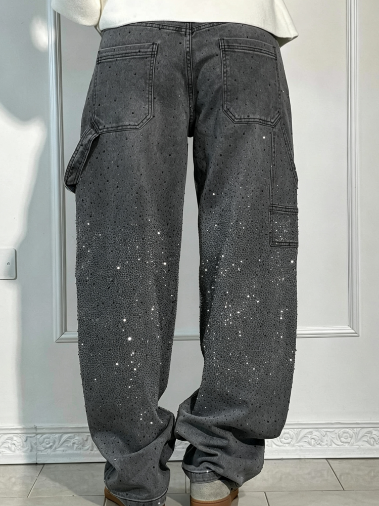 Balloon Carpenter Shine Denim Jeans