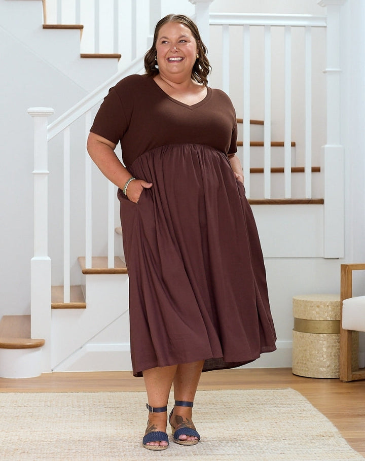 Ricki Dress - Chocolate