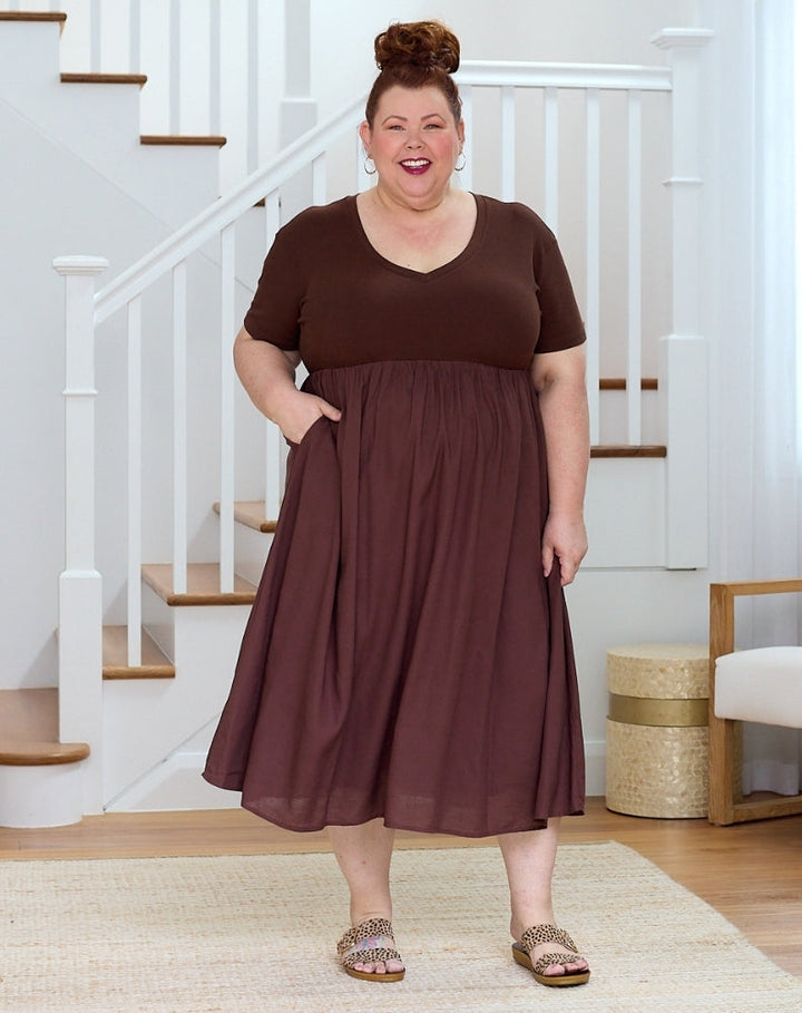 Ricki Dress - Chocolate