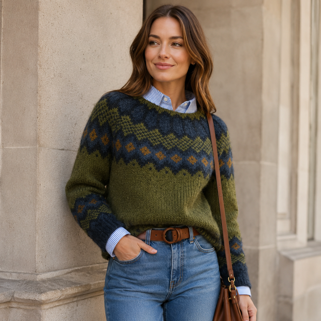Jessica™ | Heritage Nordic Knit Sweater