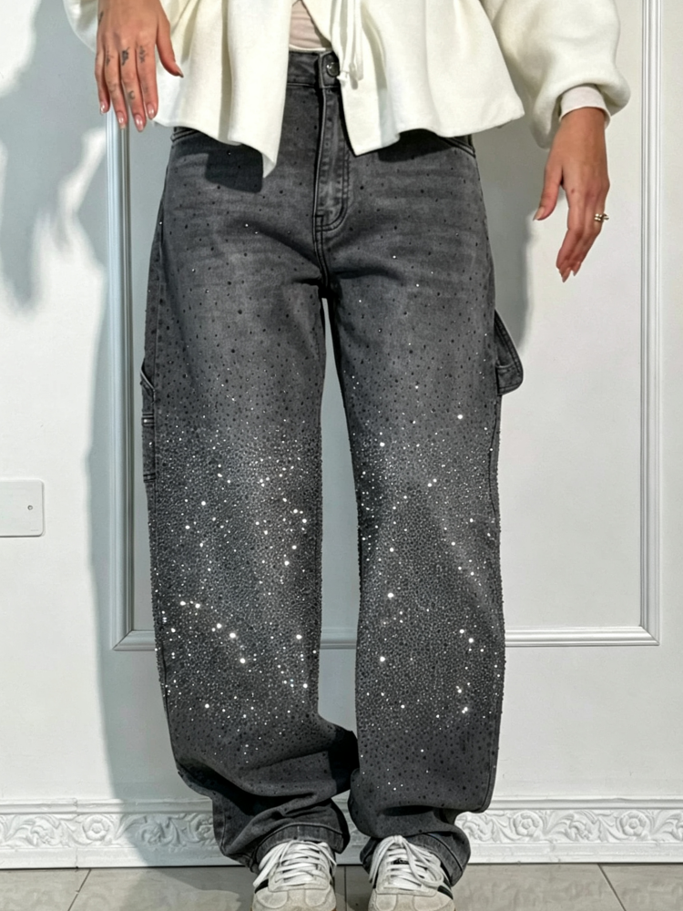 Balloon Carpenter Shine Denim Jeans