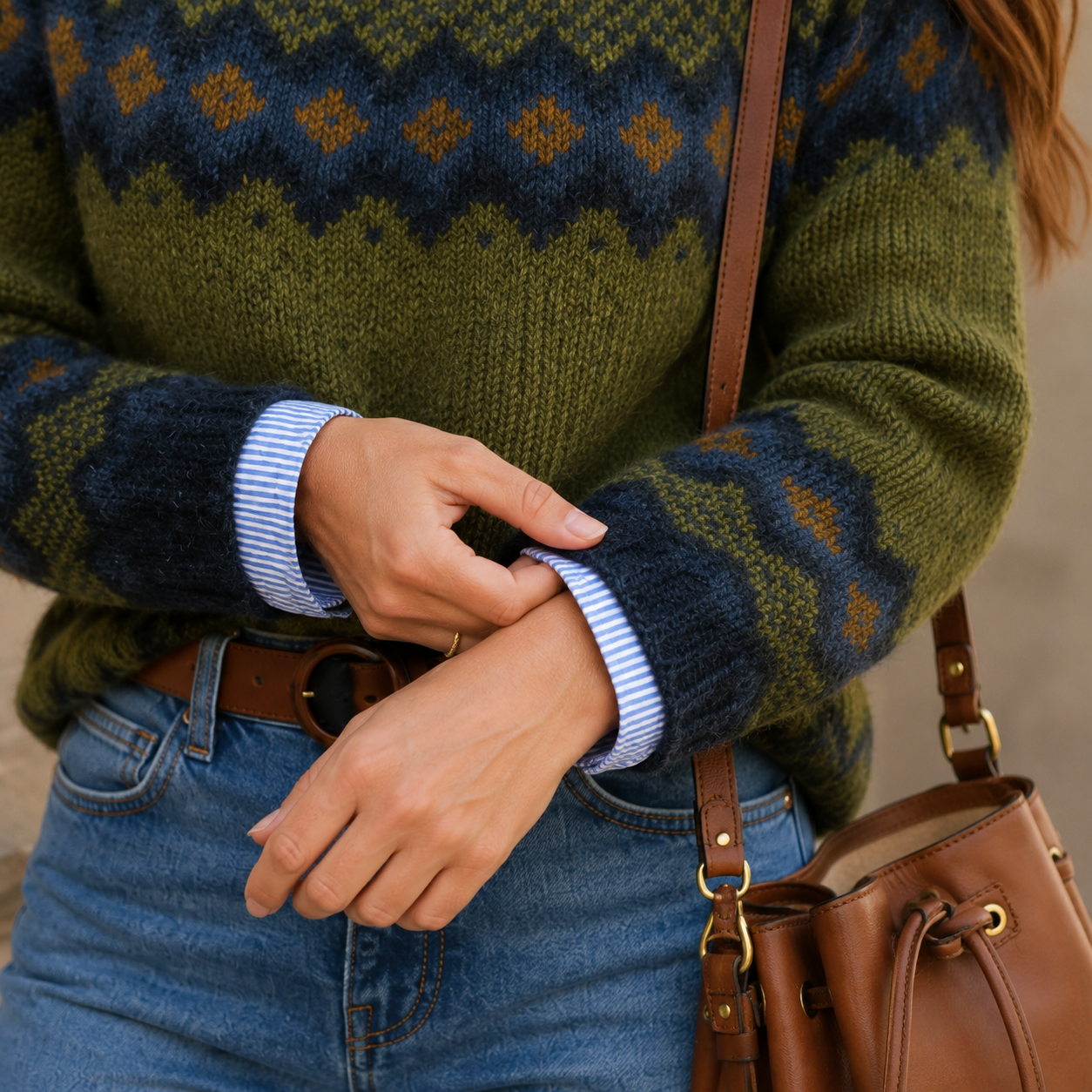 Jessica™ | Heritage Nordic Knit Sweater