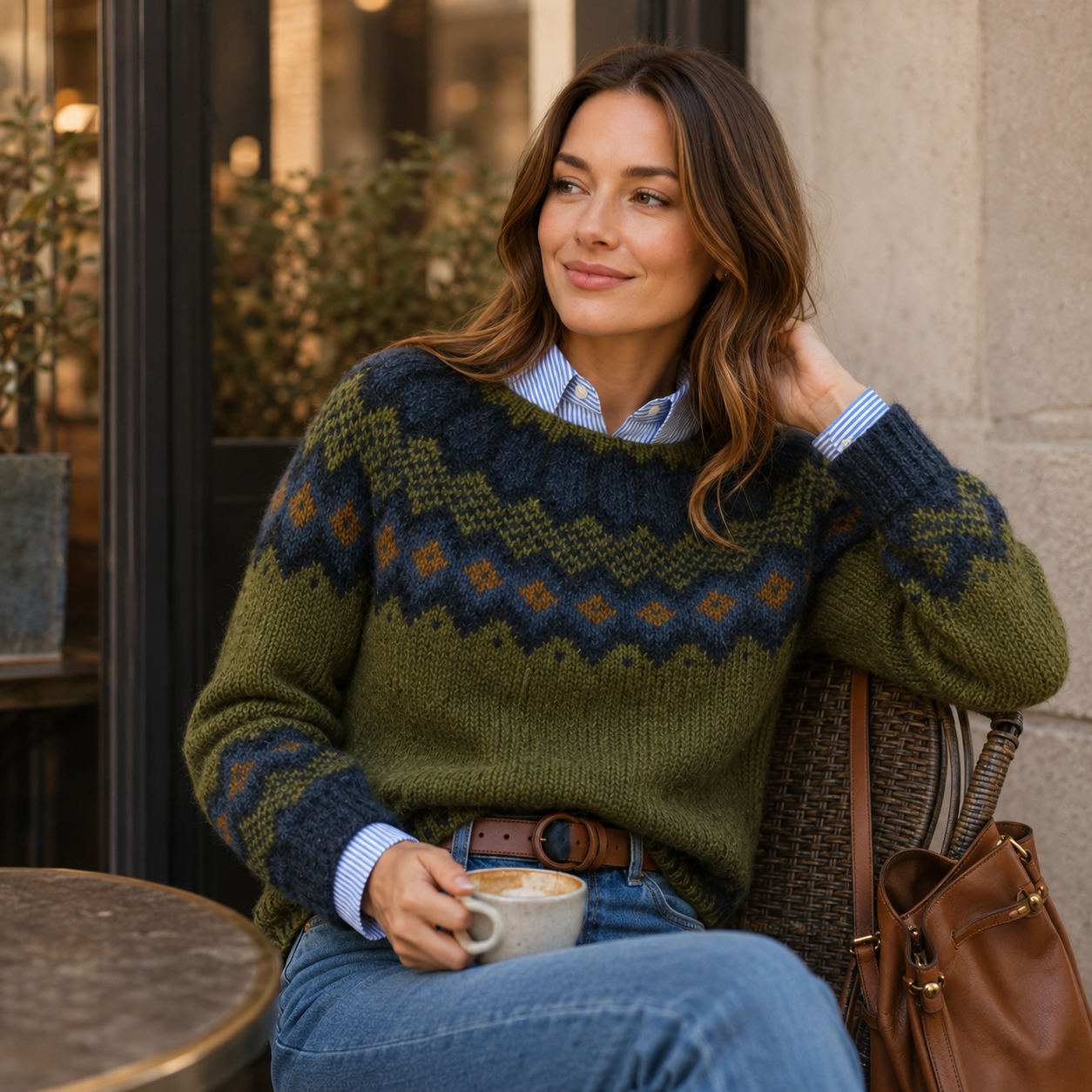 Jessica™ | Heritage Nordic Knit Sweater
