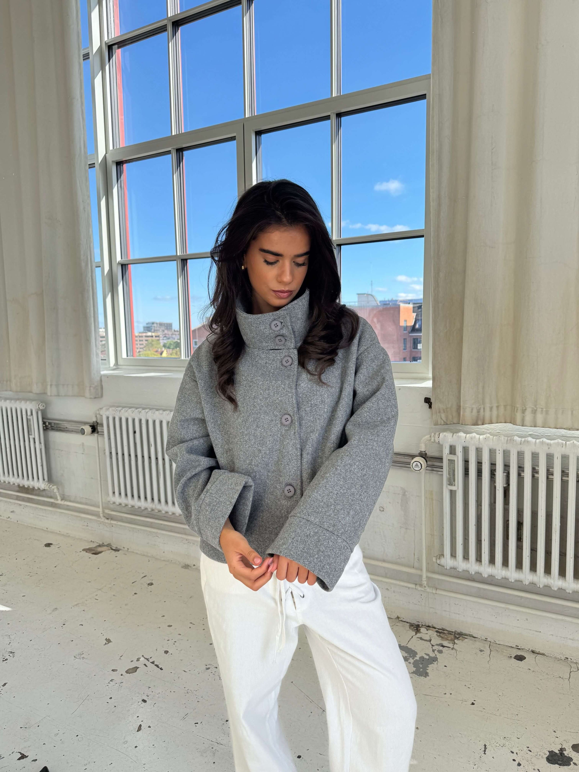 Clea High Neck Jacket
