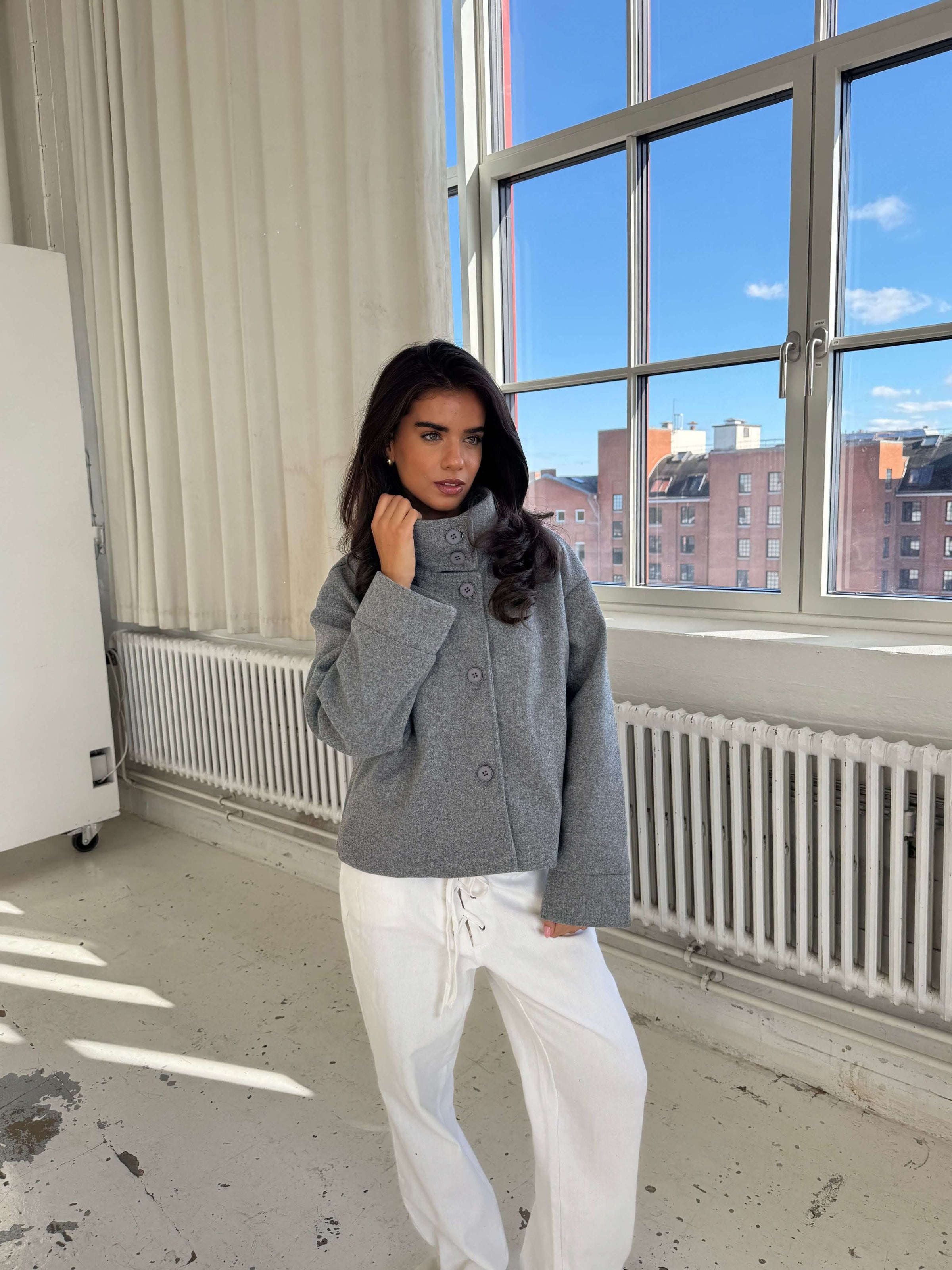 Clea High Neck Jacket