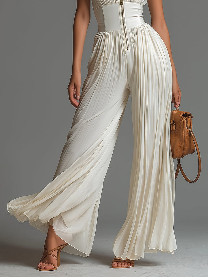 Isla - Luxe Pleated Jumpsuit