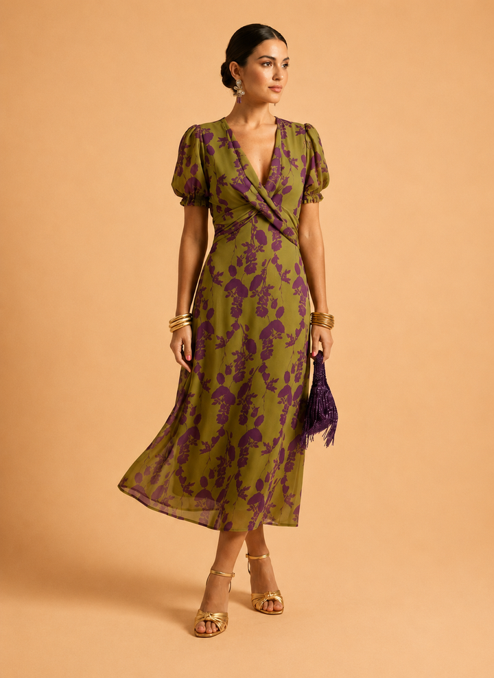 Virel | Relaxed Floral Midi Dress