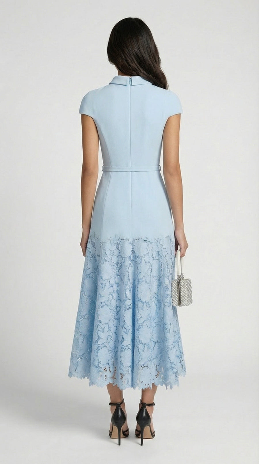 Mirana - French Blue Lace Midi