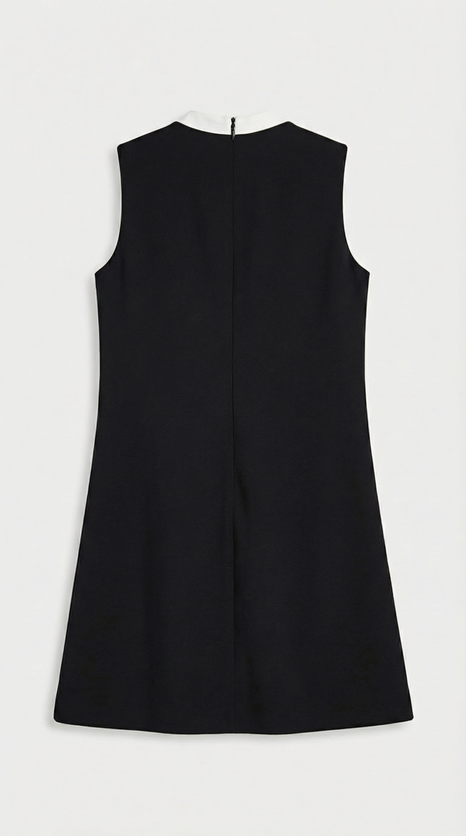 Kona - Pleated Bow-Neck Mini Dress