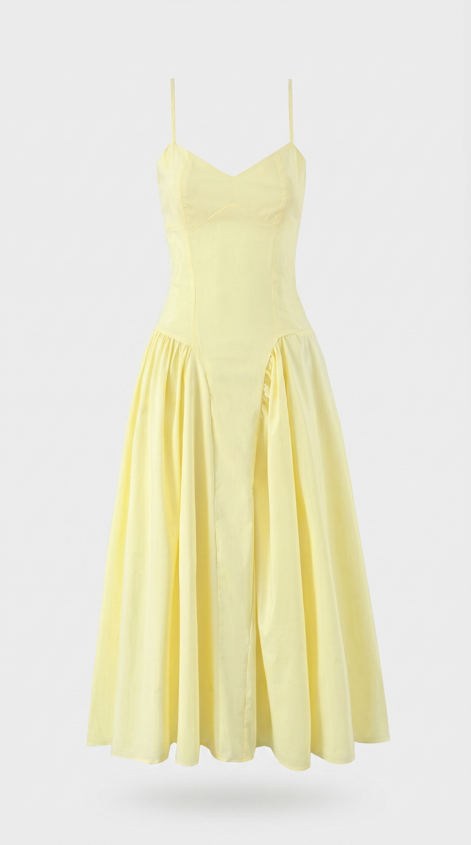 Tesa - Bodice Pleated Midi Dress
