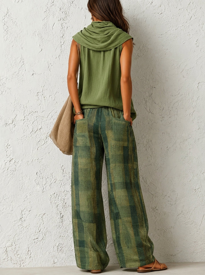 Olive Breeze Two - Piece Lounge Set